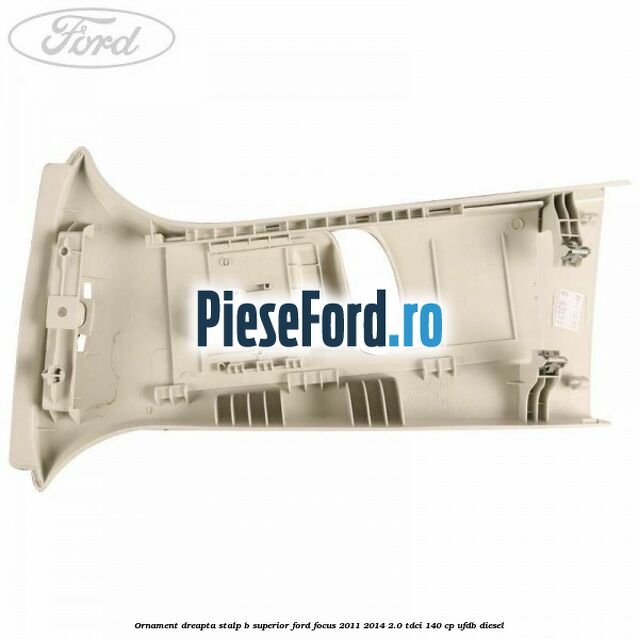 Ornament dreapta stalp B superior Ford Focus 2011-2014 2.0 TDCi 140 cp UFDB diesel