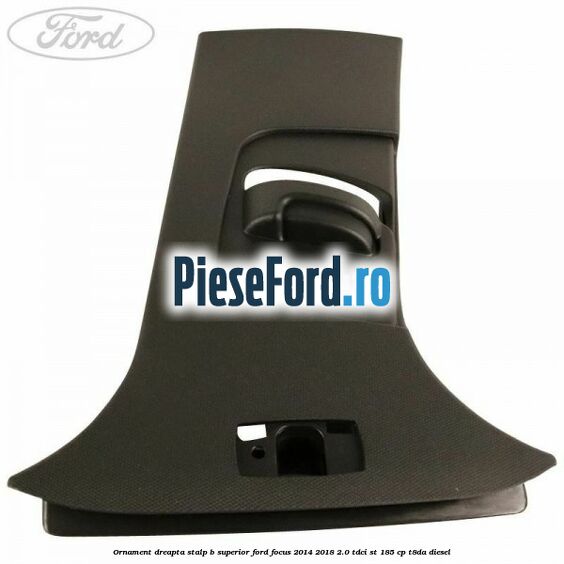 Ornament dreapta stalp B superior Ford Focus 2014-2018 2.0 TDCi ST 185 cp T8DA diesel