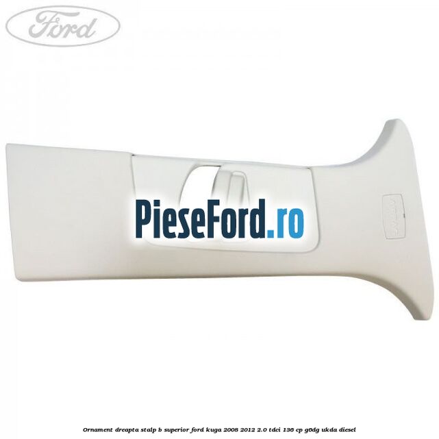 Ornament dreapta stalp B superior Ford Kuga 2008-2012 2.0 TDCi 136 cp G6DG, UKDA diesel