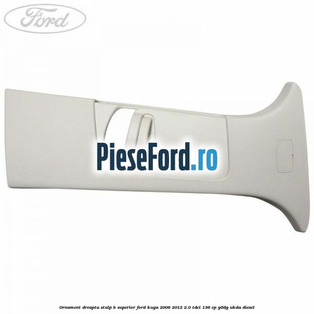 Ornament dreapta stalp B superior Ford Kuga 2008-2012 2.0 TDCi 136 cp G6DG, UKDA diesel