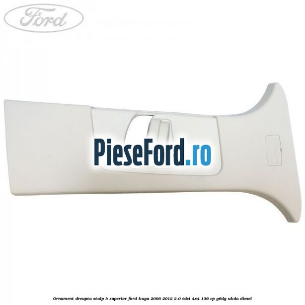 Ornament dreapta stalp B superior Ford Kuga 2008-2012 2.0 TDCi 4x4 136 cp G6DG, UKDA diesel