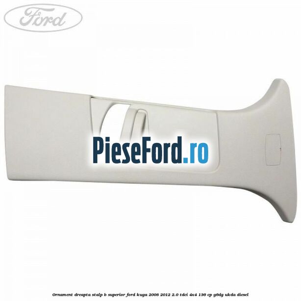 Ornament dreapta stalp B superior Ford Kuga 2008-2012 2.0 TDCi 4x4 136 cp G6DG, UKDA diesel