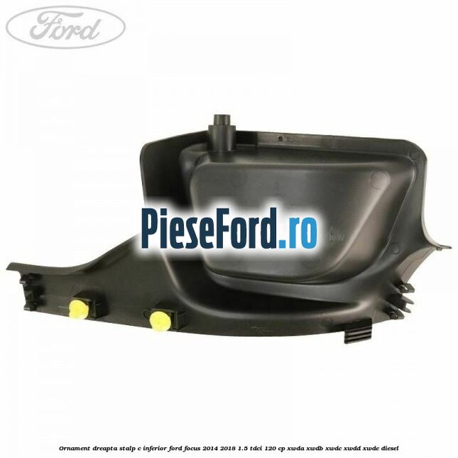 Ornament dreapta stalp C inferior Ford Focus 2014-2018 1.5 TDCi 120 cp XWDA, XWDB, XWDC, XWDD, XWDE diesel
