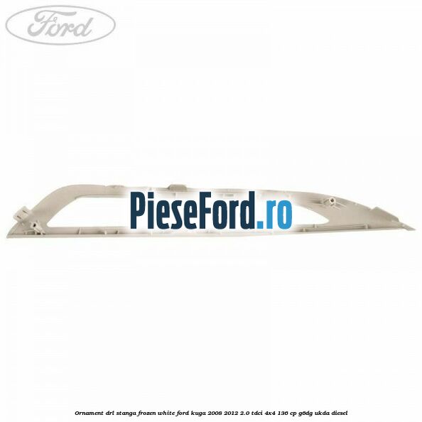 Ornament DRL stanga frozen white Ford Kuga 2008-2012 2.0 TDCi 4x4 136 cp G6DG, UKDA diesel