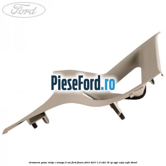 Ornament geam stalp C stanga 5 usi Ford Fiesta 2013-2017 1.5 TDCi 75 cp Ornament geam stalp C stanga 5 usi Ford Fiesta 2013-2017 1.5 TDCi 75 cp UGJC, XUJA, XUJB diesel