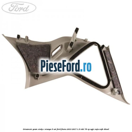 Ornament geam stalp C stanga 5 usi Ford Fiesta 2013-2017 1.5 TDCi 75 cp Ornament geam stalp C stanga 5 usi Ford Fiesta 2013-2017 1.5 TDCi 75 cp UGJC, XUJA, XUJB diesel