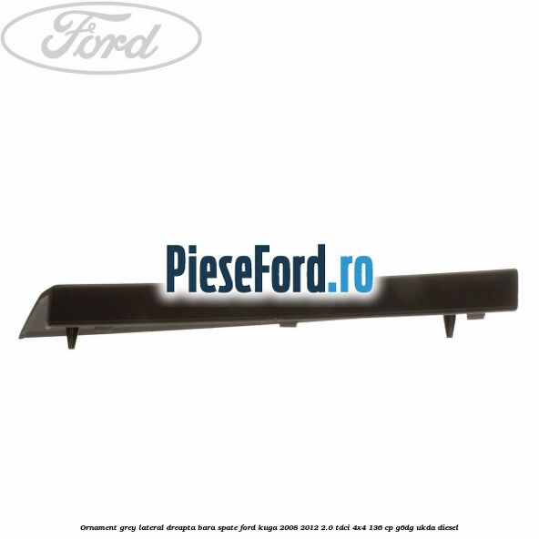 Ornament grey lateral dreapta bara spate Ford Kuga 2008-2012 2.0 TDCi 4x4 136 cp Ornament grey lateral dreapta bara spate Ford Kuga 2008-2012 2.0 TDCi 4x4 136 cp G6DG, UKDA diesel