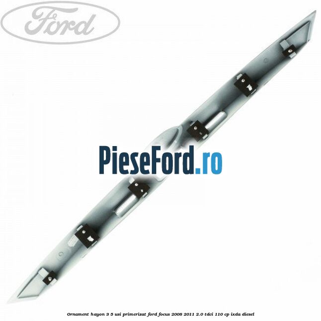 Ornament Hayon 3/5 usi primerizat Ford Focus 2008-2011 2.0 TDCi 110 cp IXDA diesel