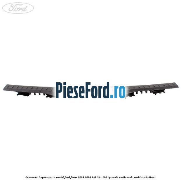 Ornament hayon centru combi Ford Focus 2014-2018 1.5 TDCi 120 cp XWDA, XWDB, XWDC, XWDD, XWDE diesel