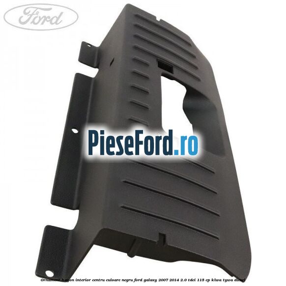 Ornament hayon interior centru culoare negru Ford Galaxy 2007-2014 2.0 TDCi 115 cp KLWA, TYWA diesel