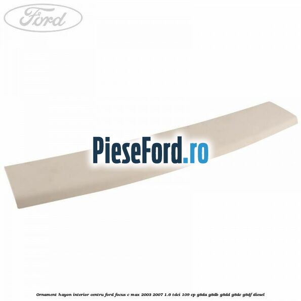Ornament hayon interior centru Ford Focus C-Max 2003-2007 1.6 TDCi 109 cp G8DA, G8DB, G8DD, G8DE, G8DF diesel
