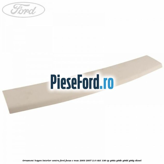 Ornament hayon interior centru Ford Focus C-Max 2003-2007 2.0 TDCi 136 cp G6DA, G6DB, G6DD, G6DG diesel