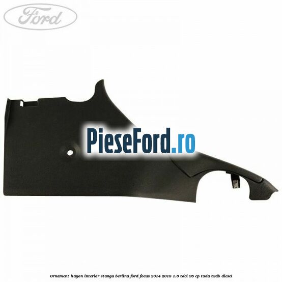Ornament hayon interior stanga berlina Ford Focus 2014-2018 1.6 TDCi 95 cp T3DA, T3DB diesel