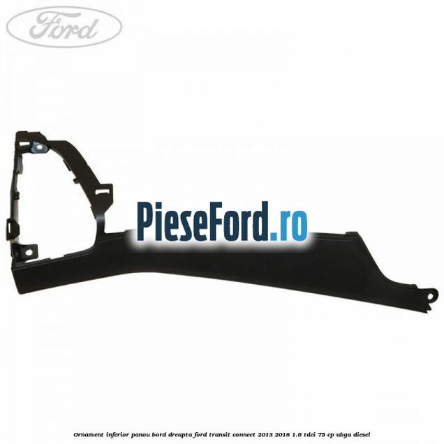 Ornament inferior panou bord dreapta Ford Transit Connect 2013-2018 1.6 TDCi 75 cp UBGA diesel