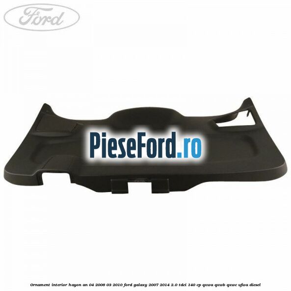 Ornament interior hayon an 04/2006-03/2010 Ford Galaxy 2007-2014 2.0 TDCi 140 cp QXWA, QXWB, QXWC, UFWA diesel