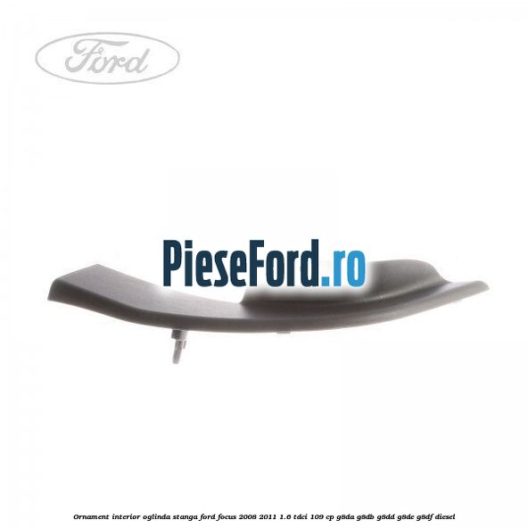 Ornament interior oglinda stanga Ford Focus 2008-2011 1.6 TDCi 109 cp G8DA, G8DB, G8DD, G8DE, G8DF diesel