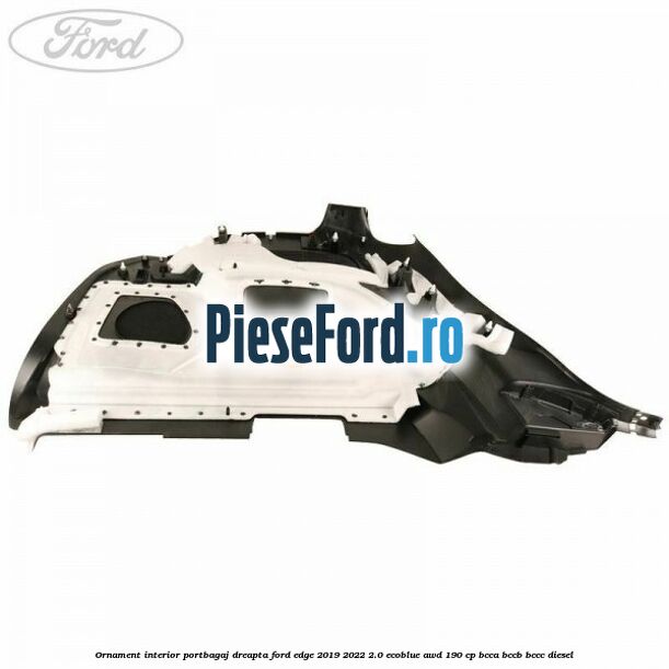 Ornament interior portbagaj dreapta Ford Edge 2019-2022 2.0 EcoBlue AWD 190 cp BCCA, BCCB, BCCC diesel
