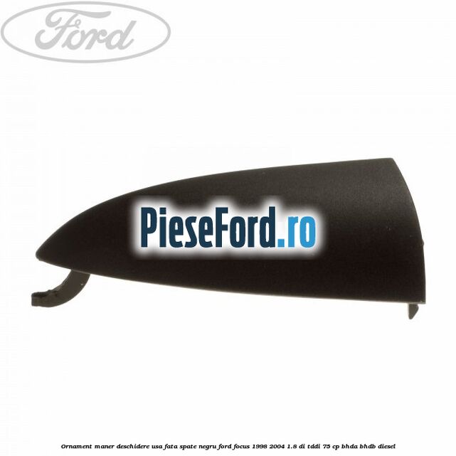 Ornament maner deschidere usa fata/spate negru Ford Focus 1998-2004 1.8 DI/TDDi 75 cp BHDA, BHDB diesel