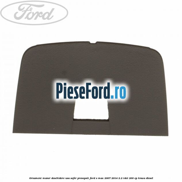 Ornament maner deschidere usa sofer, prevopsit Ford S-Max 2007-2014 2.2 TDCi 200 cp KNWA diesel