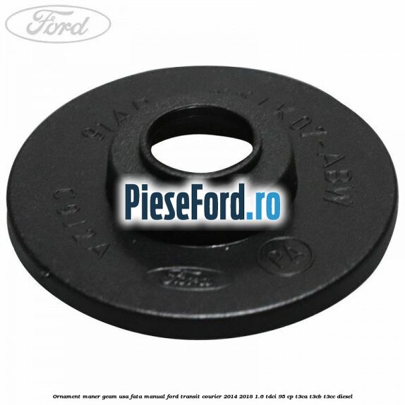 Ornament maner geam usa fata manual Ford Transit Courier 2014-2018 1.6 TDCi 95 cp T3CA, T3CB, T3CC diesel