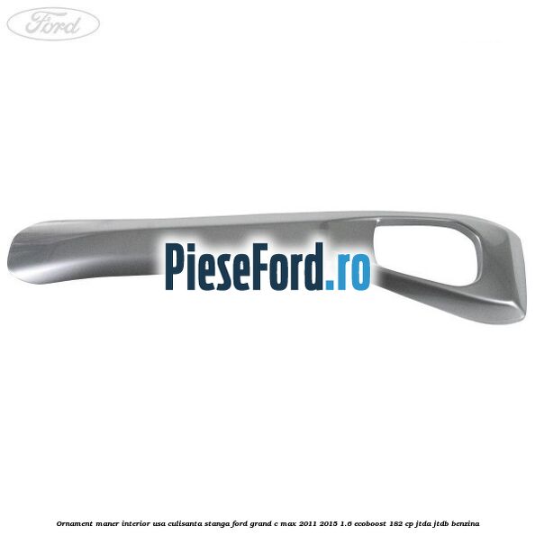 Ornament maner interior usa culisanta stanga Ford Grand C-Max 2011-2015 1.6 EcoBoost 182 cp JTDA, JTDB benzina