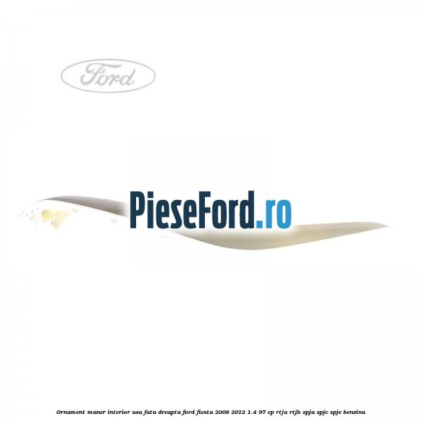 Ornament maner interior usa fata dreapta Ford Fiesta 2008-2012 1.4 97 cp RTJA, RTJB, SPJA, SPJC, SPJE benzina