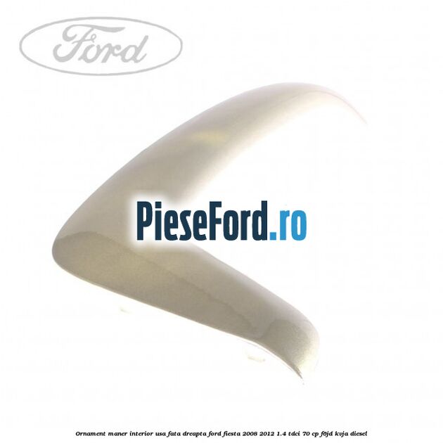 Ornament maner interior usa fata dreapta Ford Fiesta 2008-2012 1.4 TDCi 70 cp F6JD, KVJA diesel