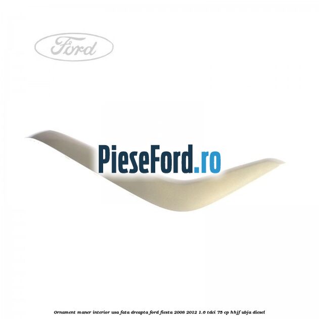 Ornament maner interior usa fata dreapta Ford Fiesta 2008-2012 1.6 TDCi 75 cp HHJF, UBJA diesel