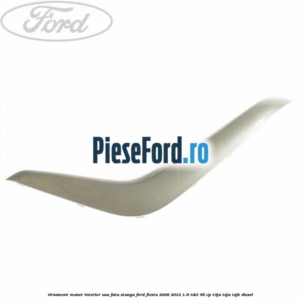 Ornament maner interior usa fata stanga Ford Fiesta 2008-2012 1.6 TDCi 95 cp Ornament maner interior usa fata stanga Ford Fiesta 2008-2012 1.6 TDCi 95 cp T3JA, TZJA, TZJB diesel