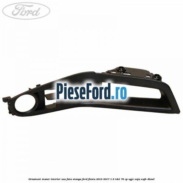 Ornament maner interior usa fata stanga Ford Fiesta 2013-2017 1.5 TDCi 75 cp UGJC, XUJA, XUJB diesel