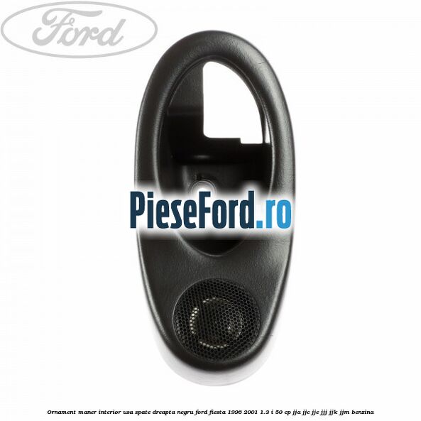 Ornament maner interior usa spate dreapta negru Ford Fiesta 1996-2001 1.3 i 50 cp JJA, JJC, JJE, JJJ, JJK, JJM benzina