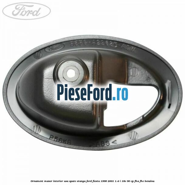 Ornament maner interior usa spate stanga Ford Fiesta 1996-2001 1.4 i 16V 90 cp Ornament maner interior usa spate stanga Ford Fiesta 1996-2001 1.4 i 16V 90 cp FHA, FHE benzina