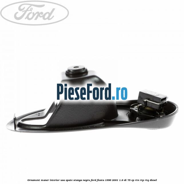 Ornament maner interior usa spate stanga negru Ford Fiesta 1996-2001 1.8 DI 75 cp RTN, RTP, RTQ diesel