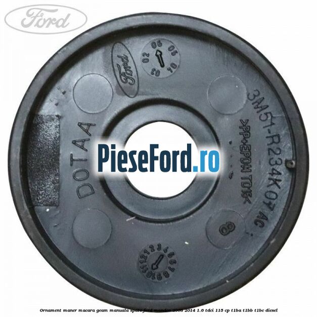 Ornament maner macara geam manuala spate Ford Mondeo 2008-2014 1.6 TDCi 115 cp T1BA, T1BB, T1BC diesel