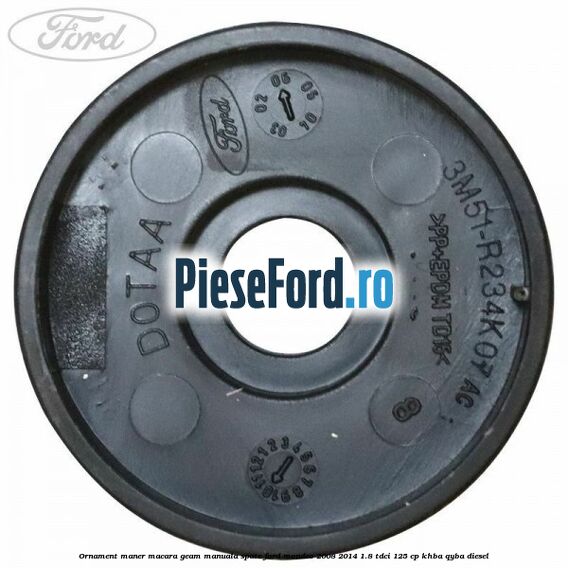 Ornament maner macara geam manuala spate Ford Mondeo 2008-2014 1.8 TDCi 125 cp Ornament maner macara geam manuala spate Ford Mondeo 2008-2014 1.8 TDCi 125 cp KHBA, QYBA diesel