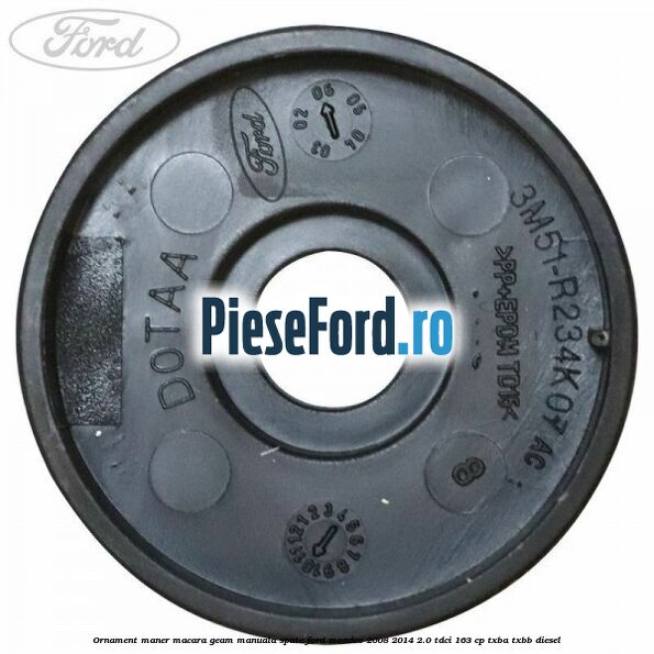 Ornament maner macara geam manuala spate Ford Mondeo 2008-2014 2.0 TDCi 163 cp TXBA, TXBB diesel