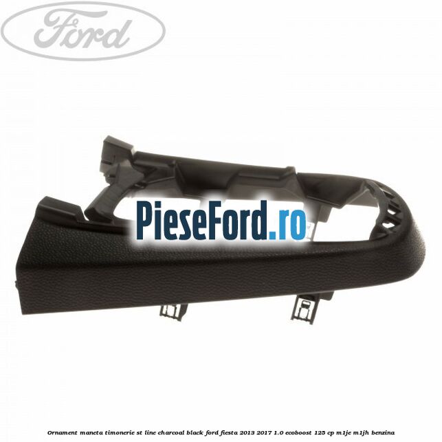 Ornament maneta timonerie ST Line charcoal black Ford Fiesta 2013-2017 1.0 EcoBoost 125 cp M1JE, M1JH benzina