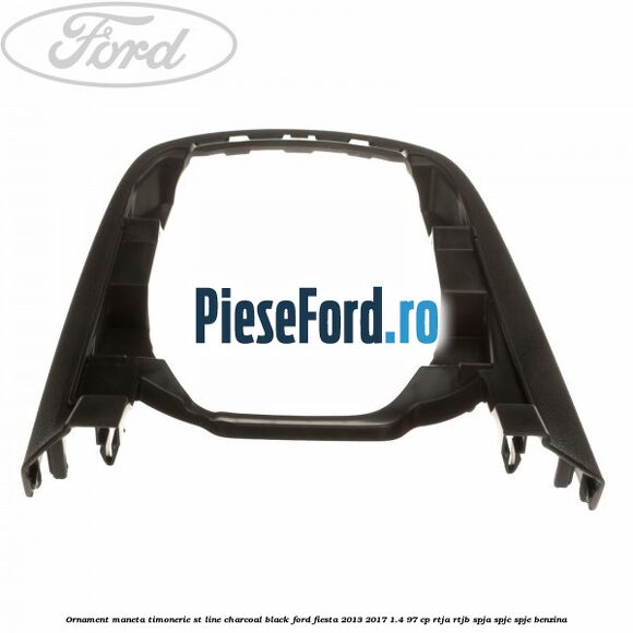 Ornament maneta timonerie ST Line charcoal black Ford Fiesta 2013-2017 1.4 97 cp RTJA, RTJB, SPJA, SPJC, SPJE benzina