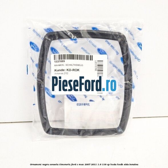 Ornament negru consola timonerie Ford C-Max 2007-2011 1.6 116 cp HXDA, HXDB, SIDA benzina