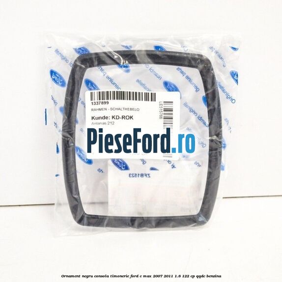 Ornament negru consola timonerie Ford C-Max 2007-2011 1.8 122 cp QQDC benzina