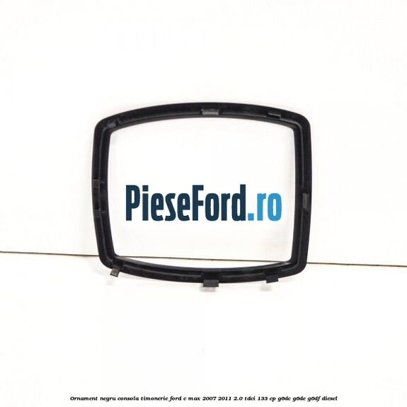 Ornament negru consola timonerie Ford C-Max 2007-2011 2.0 TDCi 133 cp G6DC, G6DE, G6DF diesel