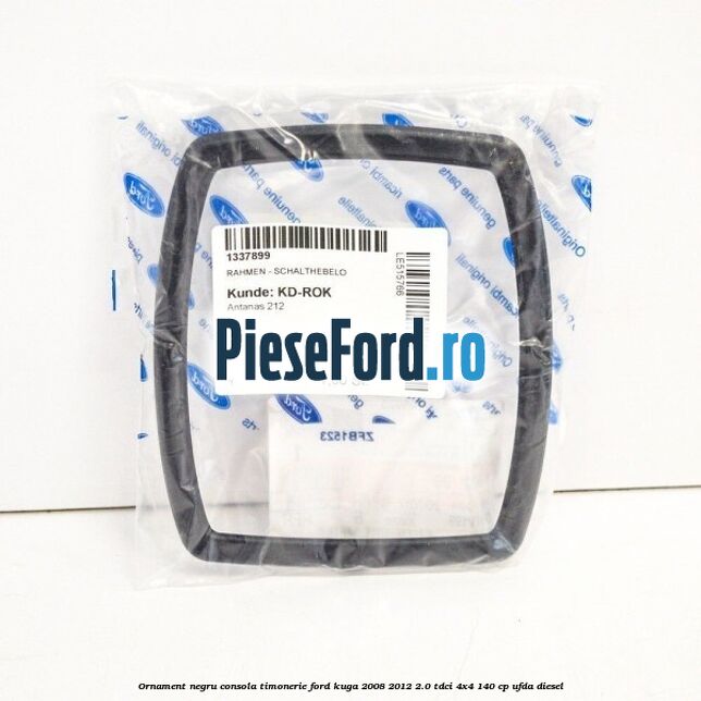 Ornament negru consola timonerie Ford Kuga 2008-2012 2.0 TDCI 4x4 140 cp UFDA diesel
