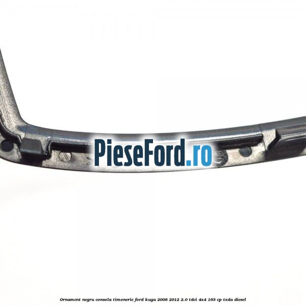Ornament negru consola timonerie Ford Kuga 2008-2012 2.0 TDCI 4x4 163 cp TXDA diesel