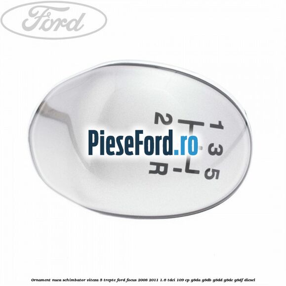 Ornament nuca schimbator viteza 5 trepte Ford Focus 2008-2011 1.6 TDCi 109 cp G8DA, G8DB, G8DD, G8DE, G8DF diesel
