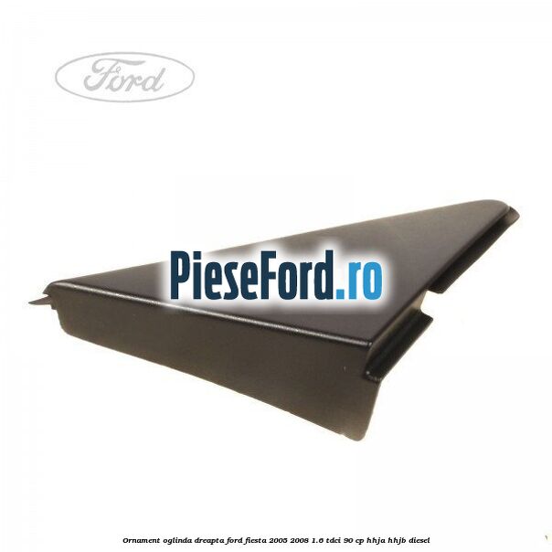 Ornament oglinda dreapta Ford Fiesta 2005-2008 1.6 TDCi 90 cp HHJA, HHJB diesel