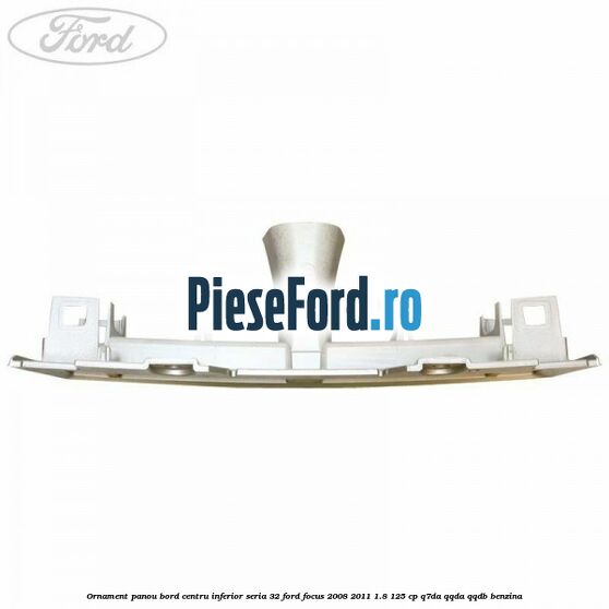 Ornament panou bord centru inferior seria 32 Ford Focus 2008-2011 1.8 125 cp Q7DA, QQDA, QQDB benzina