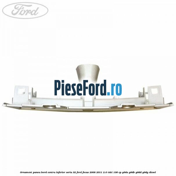 Ornament panou bord centru inferior seria 32 Ford Focus 2008-2011 2.0 TDCi 136 cp G6DA, G6DB, G6DD, G6DG diesel