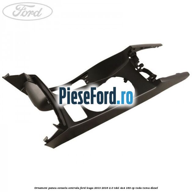 Ornament panou consola centrala Ford Kuga 2013-2016 2.0 TDCi 4x4 163 cp TXDA, TXMA diesel
