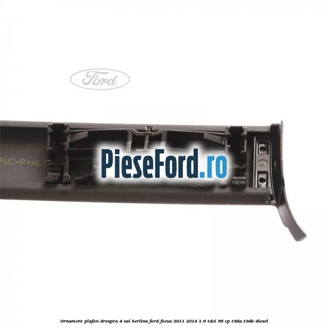 Ornament plafon dreapta 4 usi berlina Ford Focus 2011-2014 1.6 TDCi 95 cp T3DA, T3DB diesel