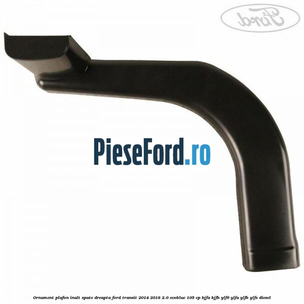 Ornament plafon inalt spate dreapta Ford Transit 2014-2018 2.0 EcoBlue 105 cp BJFA, BJFB, YLF6, YLFA, YLFB, YLFS diesel